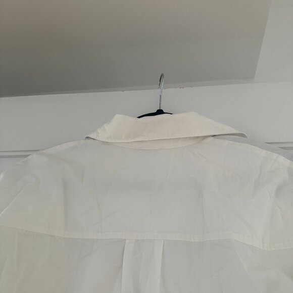 NWT Gauge81 Sabinas Silk Wrap Shirt In Ivory Sz XS Back Closure High-Low Hem - Picture 3 of 13